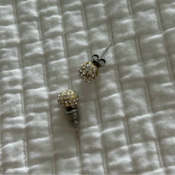 Crystal Ball Earrings - Picture 2 of 3